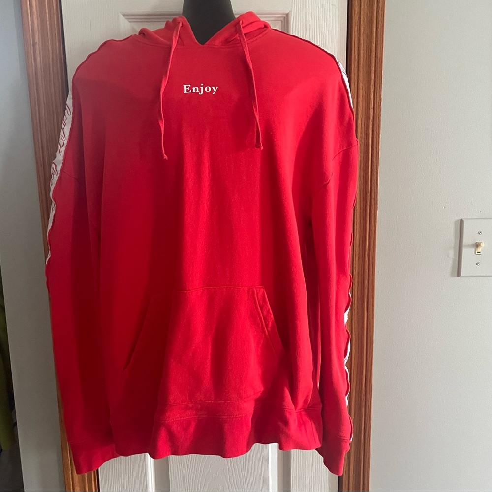 Pacsun Red Coca Cola Hoodie- size Large